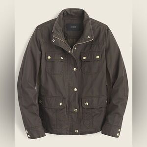 J. Crew Downtown Field Jacket in Olive Green
